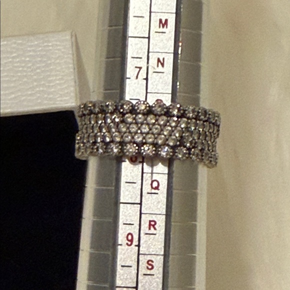 Authentic PANDORA 925 ale Pave Thick Lavish Sparkling Ring size 8 196313CZ - Picture 8 of 8